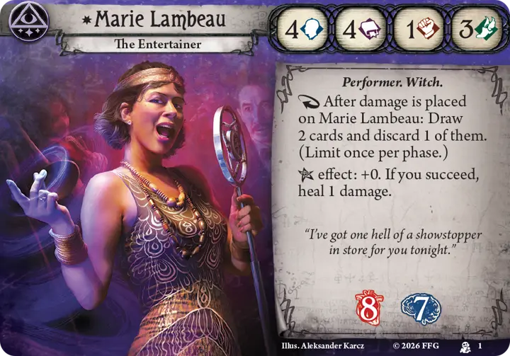 Marie Lambeau Investigator Deck