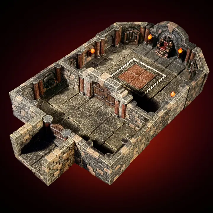 Dwarven Forge Modular Terrain — Deluxe Starter Set (Painted)