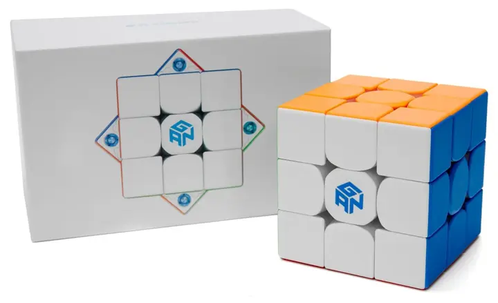 GAN 356 ME Frosted, Magnetic Speed Cube 3x3 Puzzle for Kids