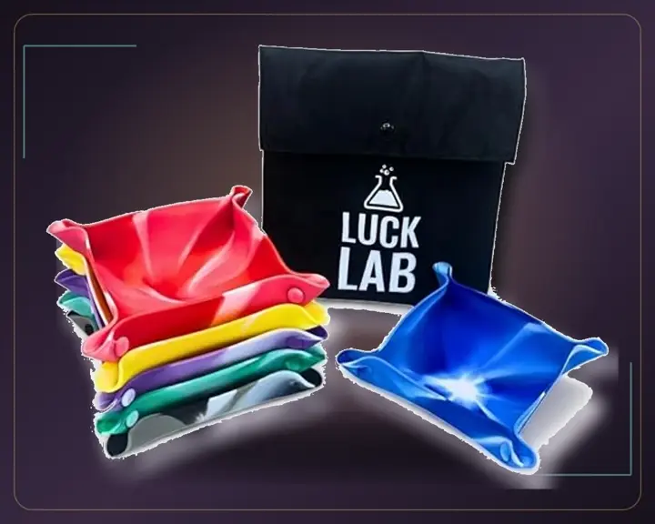 Luck Lab Folding Silicone Token Trays, six pack