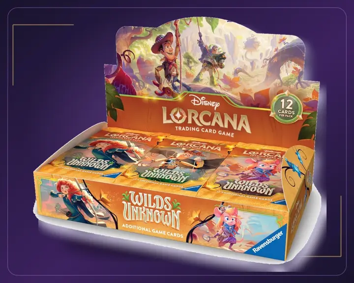 Disney Lorcana Wilds Unknown Booster Display