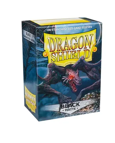 Dragon Shield Matte Blood Red Sleeves