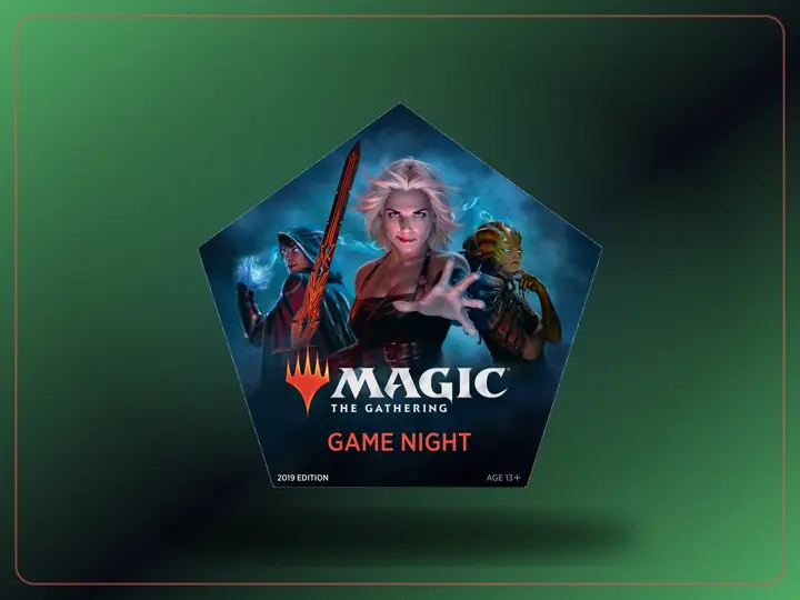 Magic: The Gathering Magic Game Night 2019 | Card Game for 2–5 Players | 5 Decks | 5 Dice | Accessories