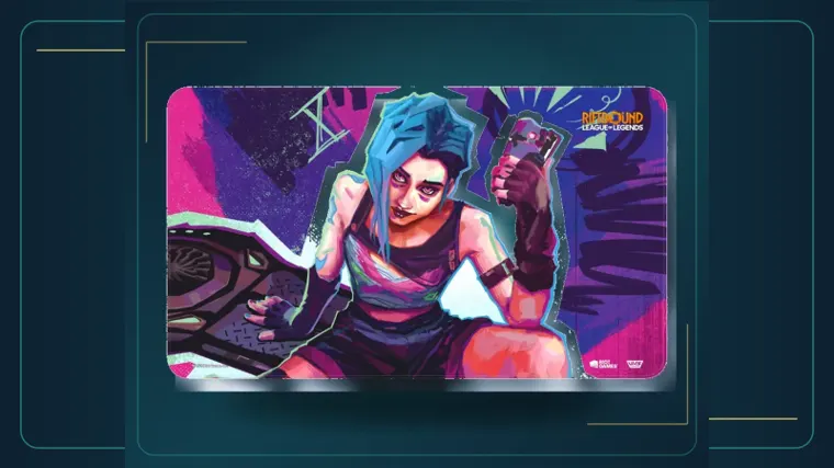 Riftbound TCG: League of Legends: Jinx Playmat