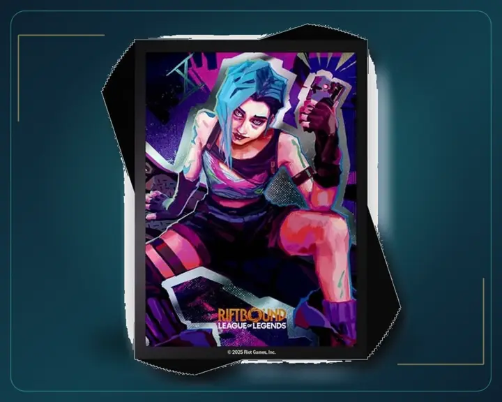 Riftbound Origins Jinx Art Sleeves - 100 Pack