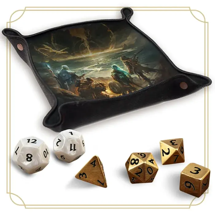 Campaign dice tray and table organizer search