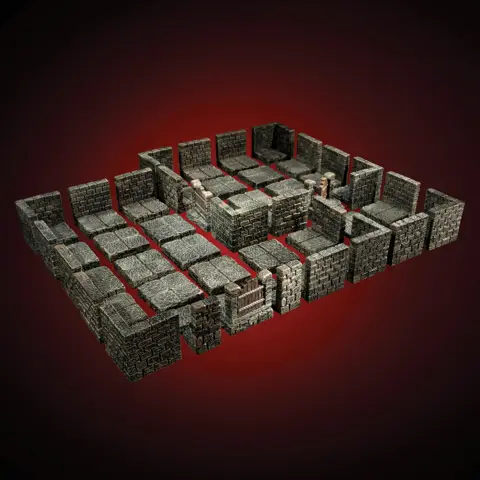 Dwarven Forge Classic Dungeon Core Set (Painted)