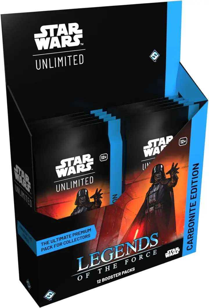 Star Wars: Unlimited – Legends of the Force Carbonite Booster Display