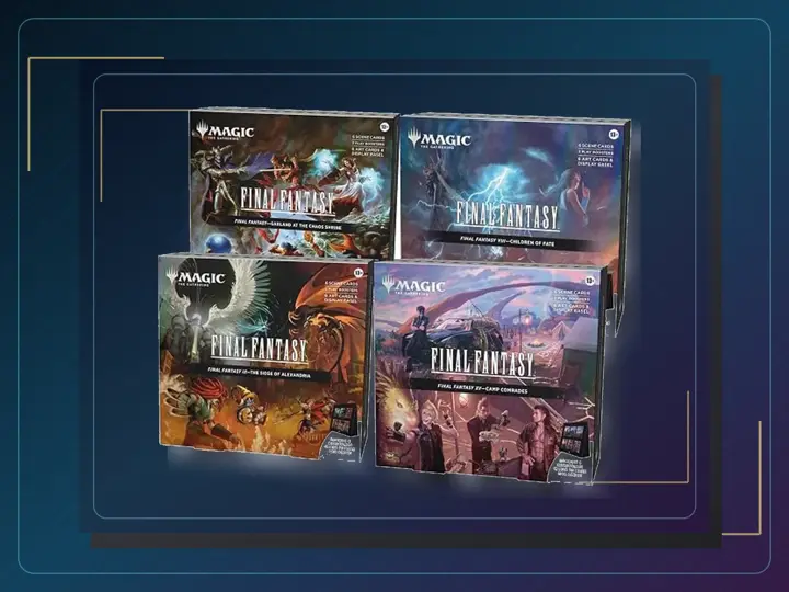 Magic: The Gathering Final Fantasy Scene Box Bundle, All Four Scenes