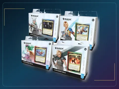 Magic: The Gathering - Final Fantasy Collector’s Edition Commander Deck Bundle - Includes All 4 Surge Foil Decks