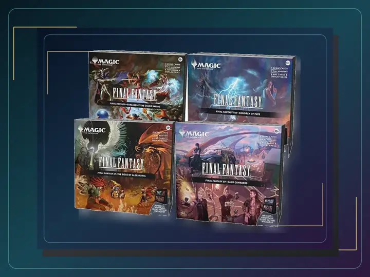 Magic: The Gathering Final Fantasy Scene Box Bundle, All Four Scenes