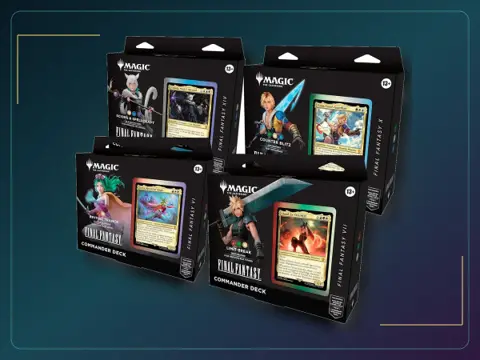 Magic: The Gathering Final Fantasy Commander Deck Set of Four
