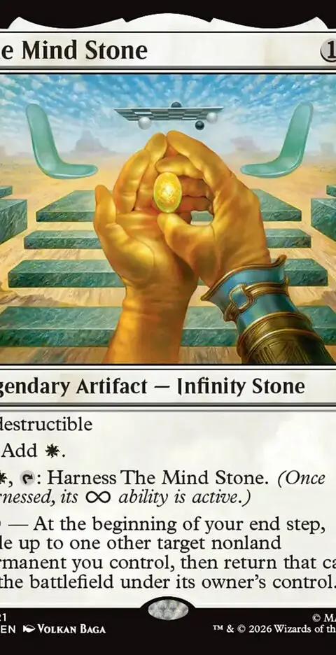 The Mind Stone (cosmic-foil chase mythic)