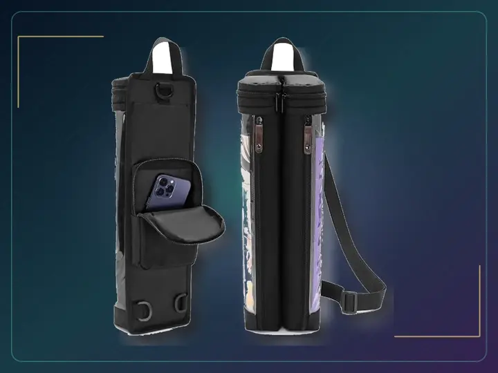 Rexmica Two-Playmat Tube Case with Dice Pocket
