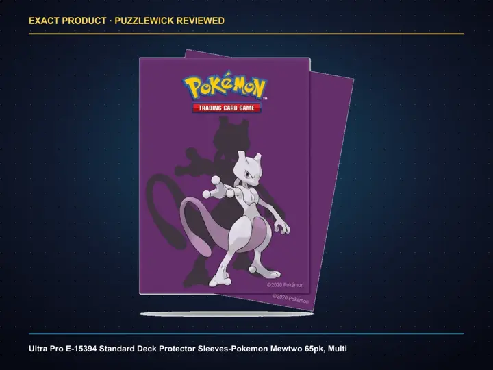 Ultra Pro E-15394 Standard Deck Protector Sleeves-Pokemon Mewtwo 65pk, Multi