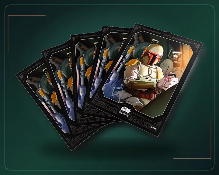 Star Wars Unlimited Boba Fett Art Sleeves
