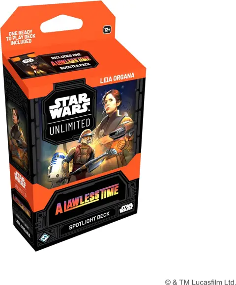 Star Wars: Unlimited A Lawless Time Spotlight Deck – Leia Organa