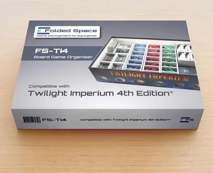 Folded Space Twilight Imperium 4 & Expansions Box Insert Organizer