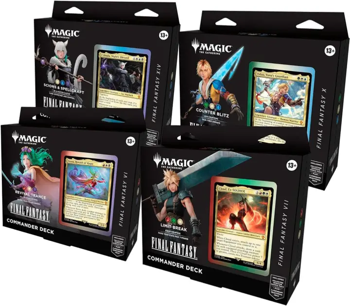 Magic: The Gathering—FINAL FANTASY Commander Deck Set of Four