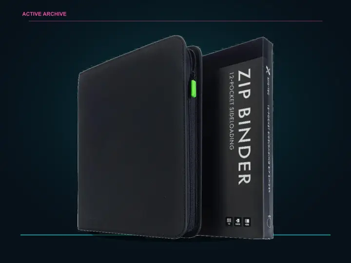 Vault X 12-Pocket Exo-Tec Zip Binder (480 cards)