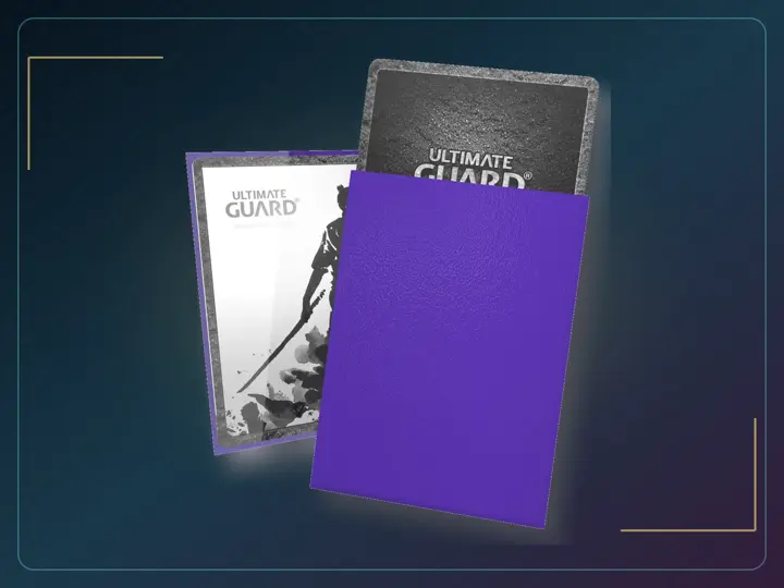 Ultimate Guard Katana Card Sleeves: 100 Standard Size TCG Sleeves, 66 x 91mm, Blue Back, Tournament Quality