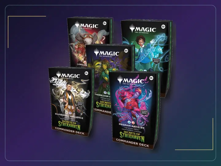Magic: The Gathering Secrets of Strixhaven Commander Deck Bundle