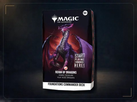 Magic: The Gathering Foundations Commander — Reign of Dragons