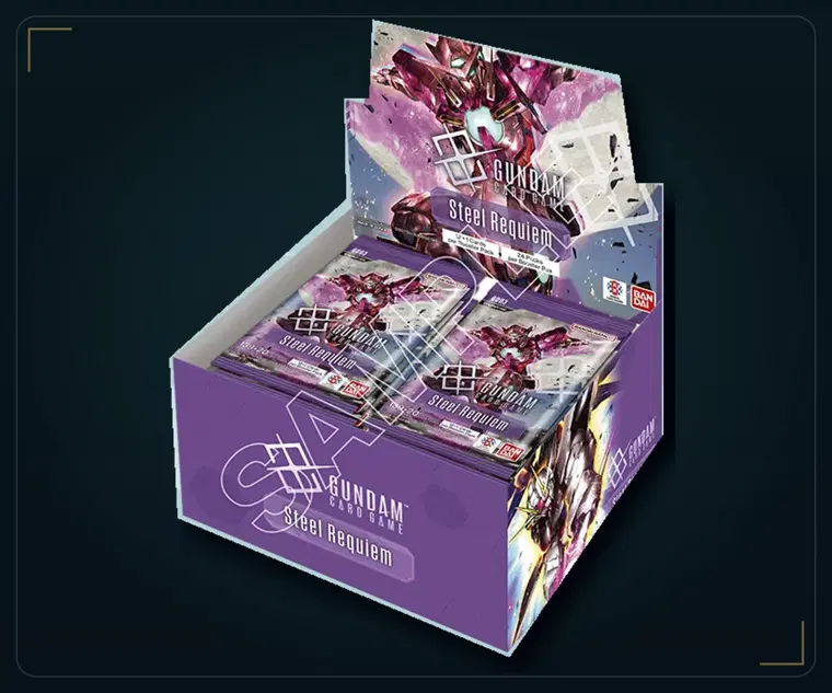 Gundam Steel Requiem GD03 — English 24-Pack Booster Display