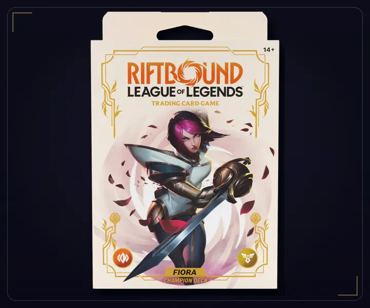 Riftbound Spiritforged Fiora Champion Deck