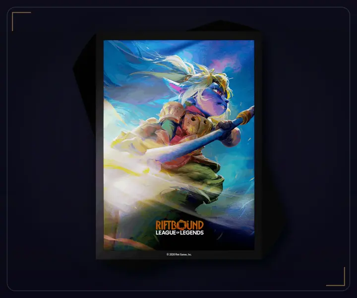 Riftbound Unleashed: Poppy Art Sleeves — 100