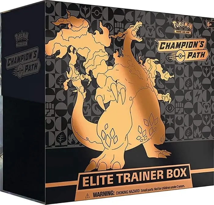 Pokemon TCG Champion's Path Elite Trainer Box - 10 Booster Packs Plus More