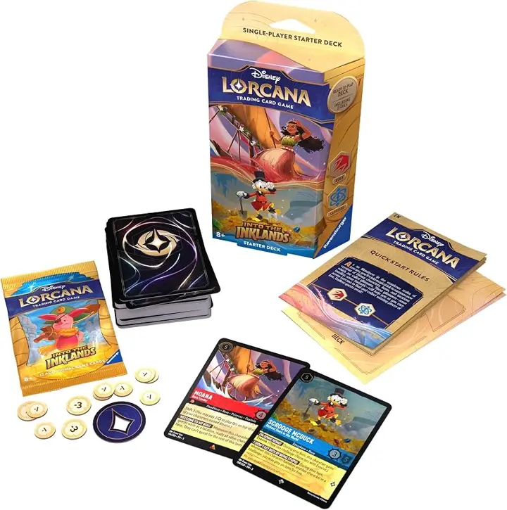 Disney Lorcana: Into The Inklands Ruby & Sapphire Starter Deck