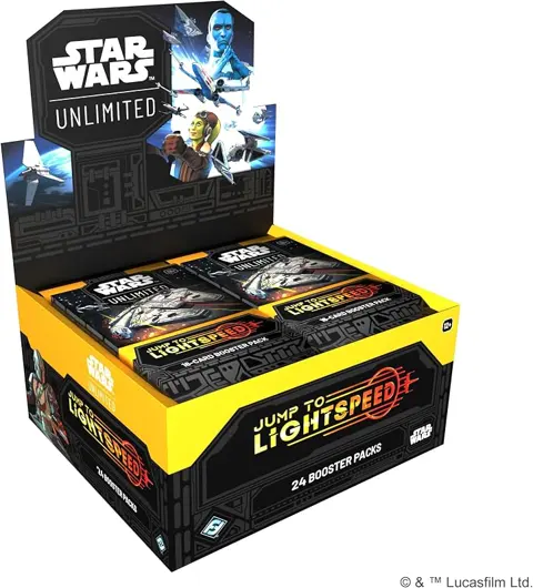 Star Wars: Unlimited Jump to Lightspeed Booster Display, 24 Packs
