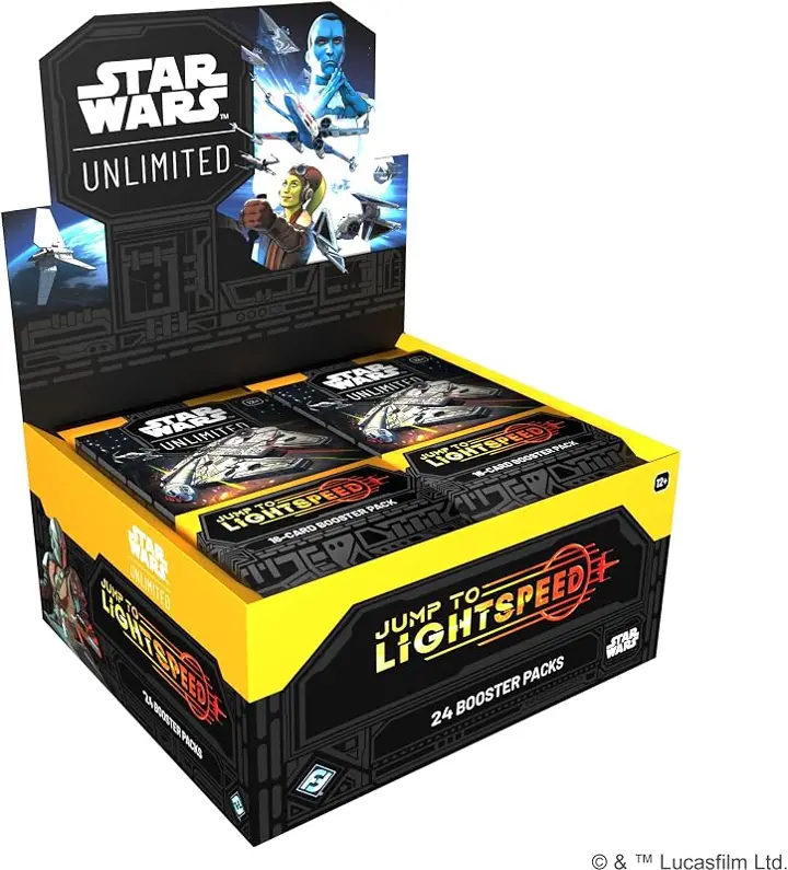 Star Wars: Unlimited Jump to Lightspeed Booster Display, 24 Packs