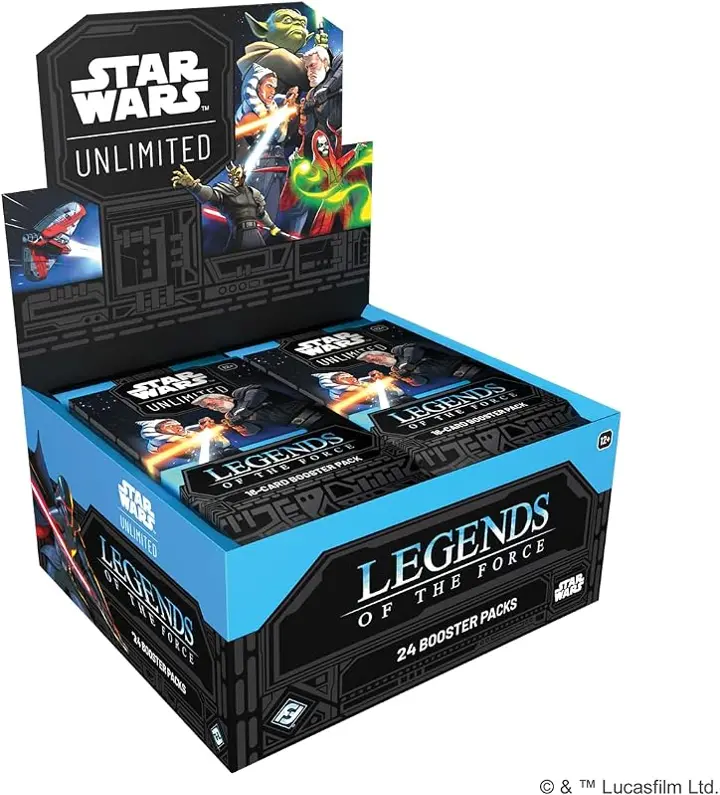 Star Wars: Unlimited Legends of the Force Booster Display, 24 Packs