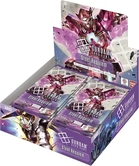 Gundam Card Game Booster Box - Steel Requiem (GD03) - 24 Packs