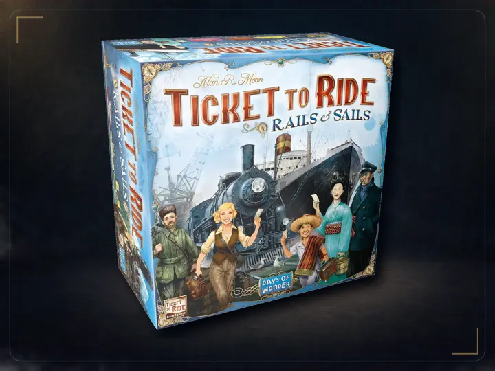 Ticket to Ride Rails & Sails Board Game