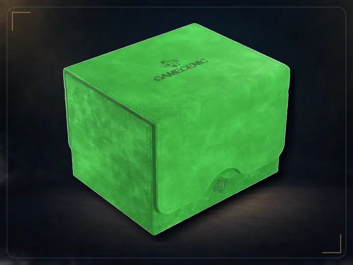 Gamegenic Deck Box – Sidekick XL Green 100CT – Durable and Sturdy TCG, OCG