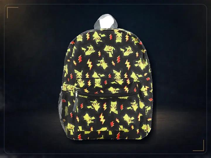 Bioworld Pokemon Pikachu All-Over Print 16" Backpack
