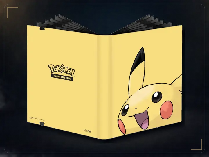 Ultra Pro 2025 Pokemon Card Binder 9 Pocket Featuring Pikachu