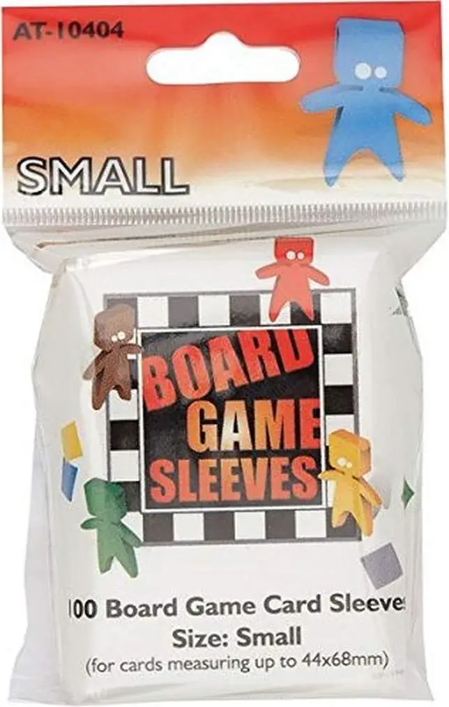 Asmodee Board Game Sleeves - Original 100pk - Small, Clear, 44 x 68 mm