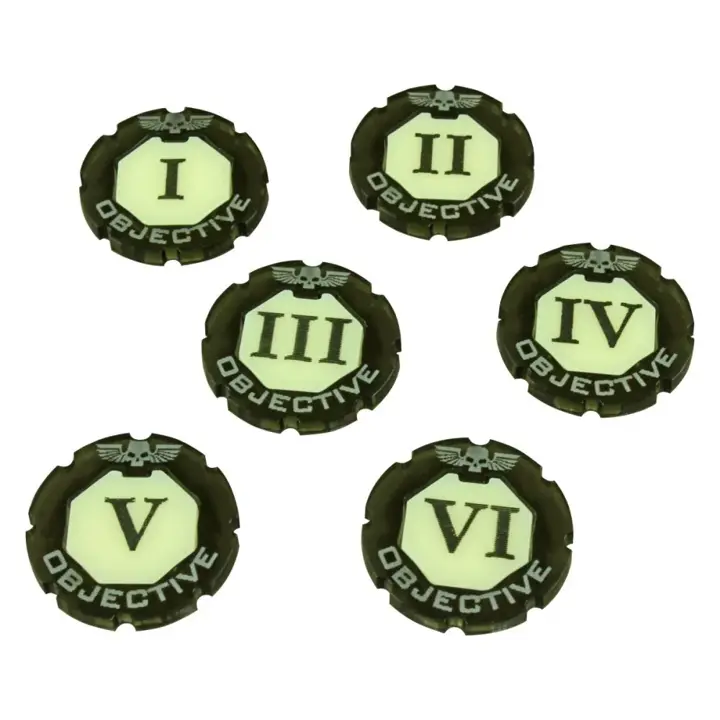 LITKO Objective Tokens, Compatible with Warhammer 40,000