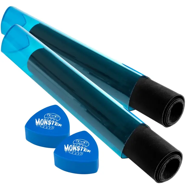 The Original Monster Prism Playmat Tube 2 PK, Blue, TCG Game Mat Storage