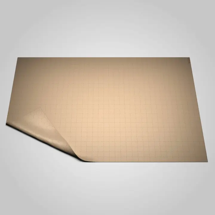Ergon Games Silicone Battle Grid Mat - 24"x 36" Double-Sided Tabletop RPG Map