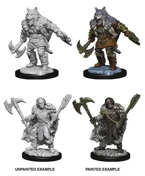 D&D Nolzur's Marvelous Miniatures - Male Half-Orc Barbarian