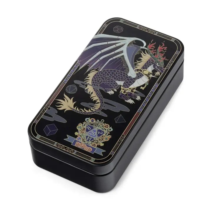 DNDND Metal Case With Foam for Dungeons and Dragons D&D Dice Storage