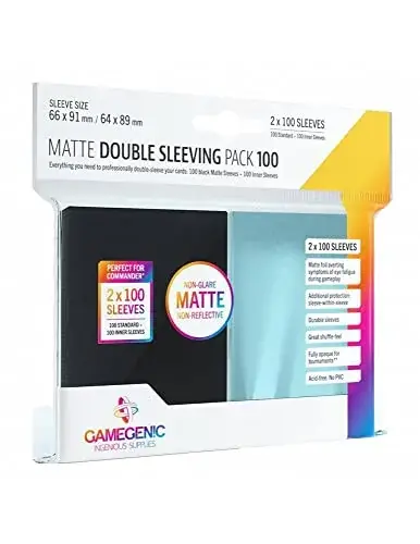 Prime Matte Double Sleeving Pack 100 | Card Sleeving Pack Includes 100 Prime Sleeves