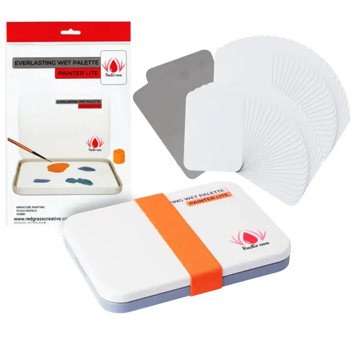 Redgrassgames Everlasting Wet Palette for Miniature Painting and Acrylic Paints