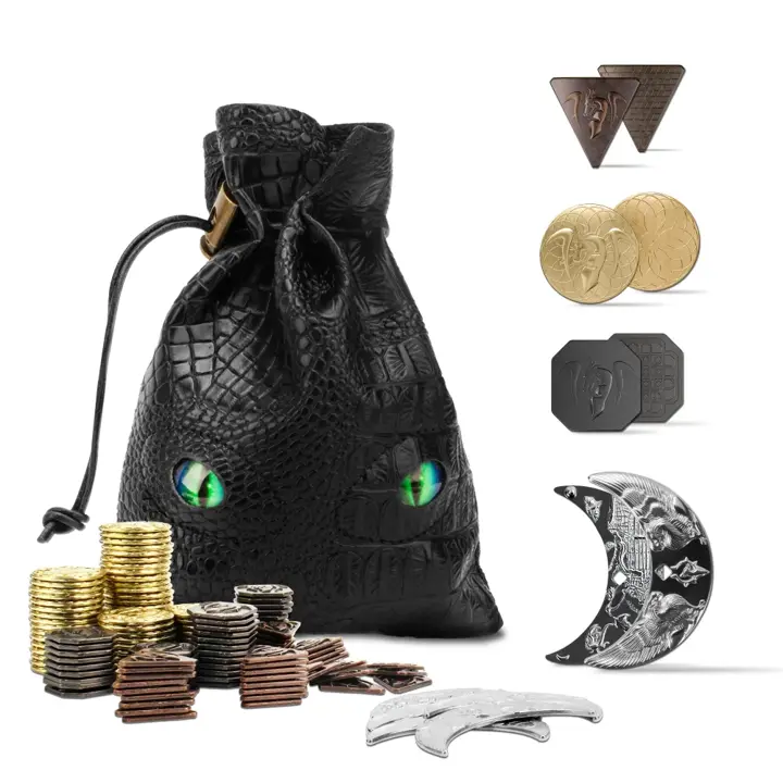 Byhoo Metal Coins 145PCS for DND Board Games