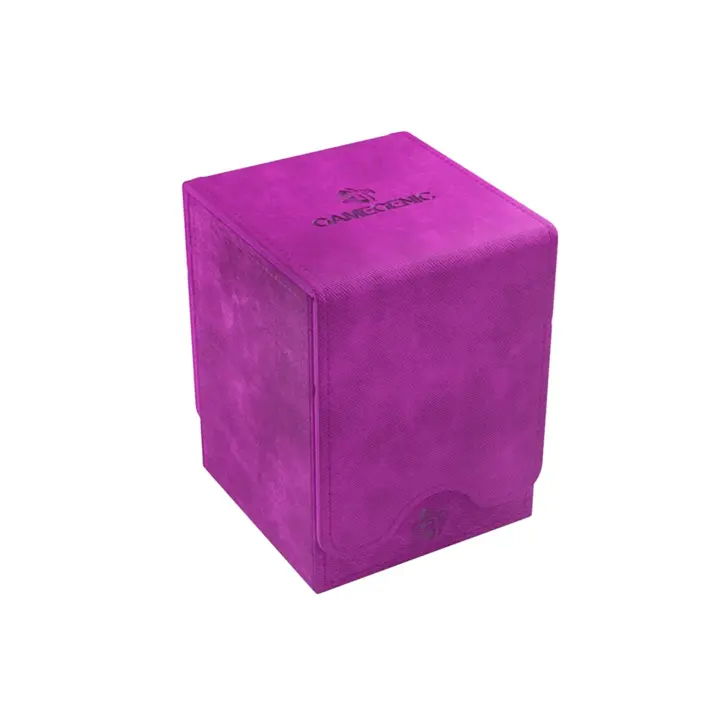 GameGenic Deck Box – Squire XL Purple 100CT – Durable and Sturdy TCG, OCG